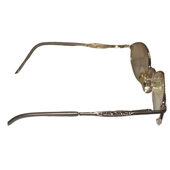 Marchon Tres Jolie 109 Champaign Gold Full Rim Eyeglasses Frame 53-17-130 - Picture 2 of 10